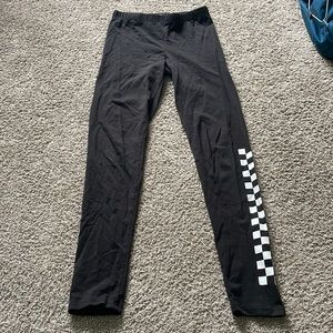 Vans leggings with checker detail